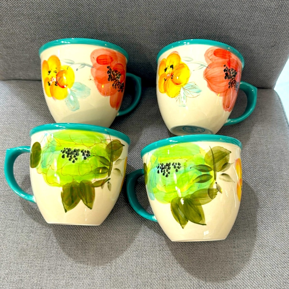 The Pioneer Woman 4 pc 16 oz Mugs